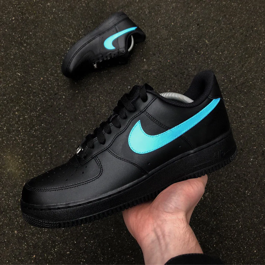 Swoosh Pack - Air Force 1 Black Custom