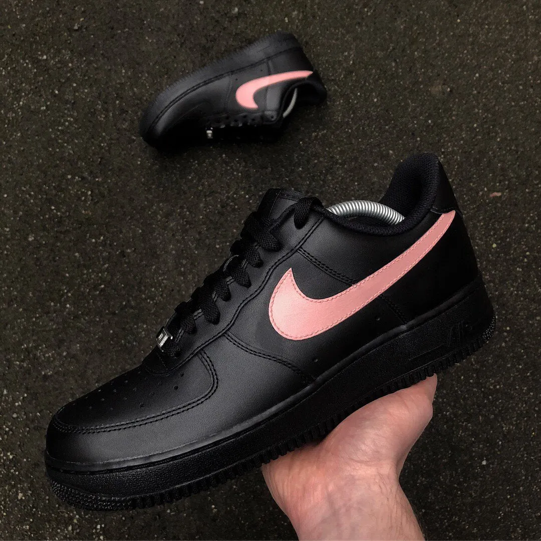 Swoosh Pack - Air Force 1 Black Custom