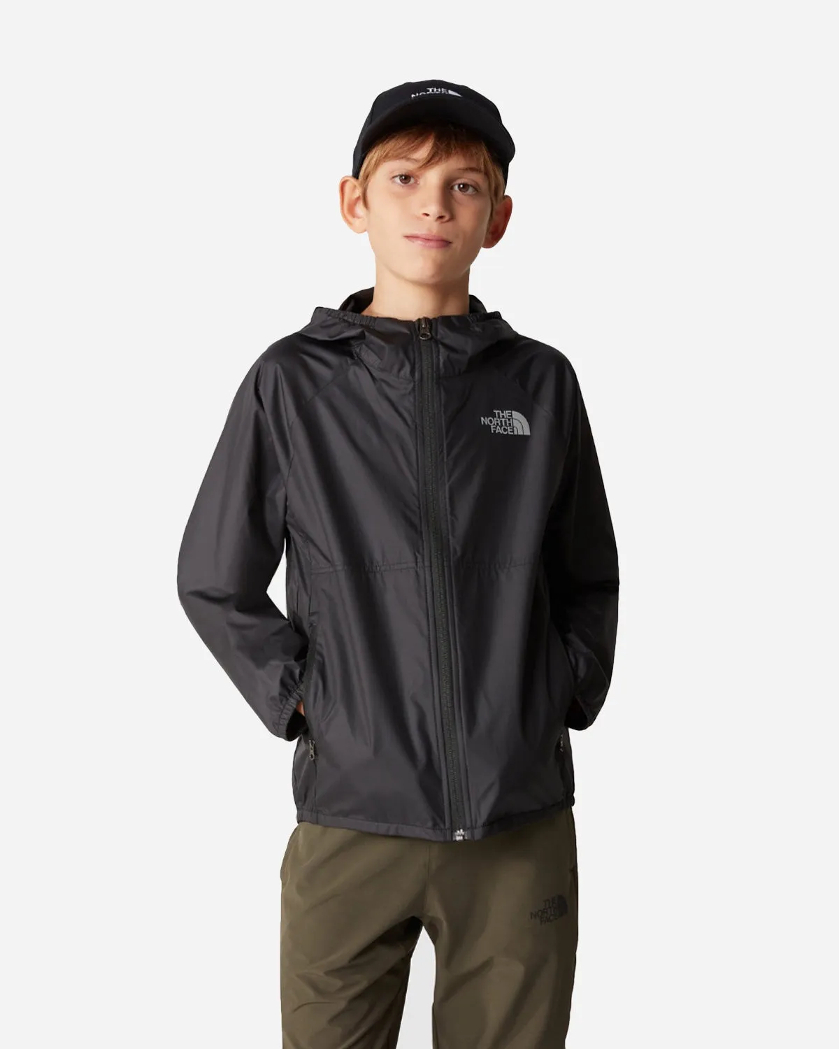 Teens Never Stop Wind Jacket - Black