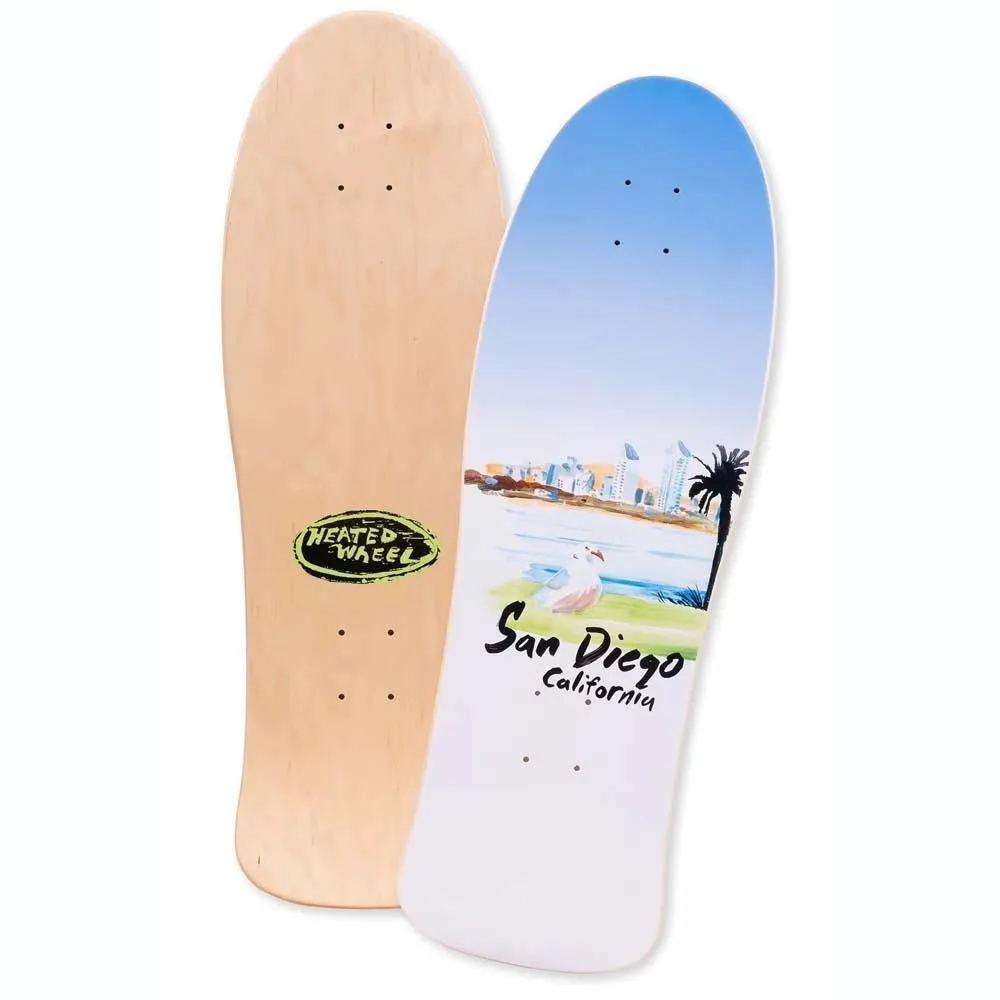 The Heated Wheel California Cruiser Skateboard Deck 9.5