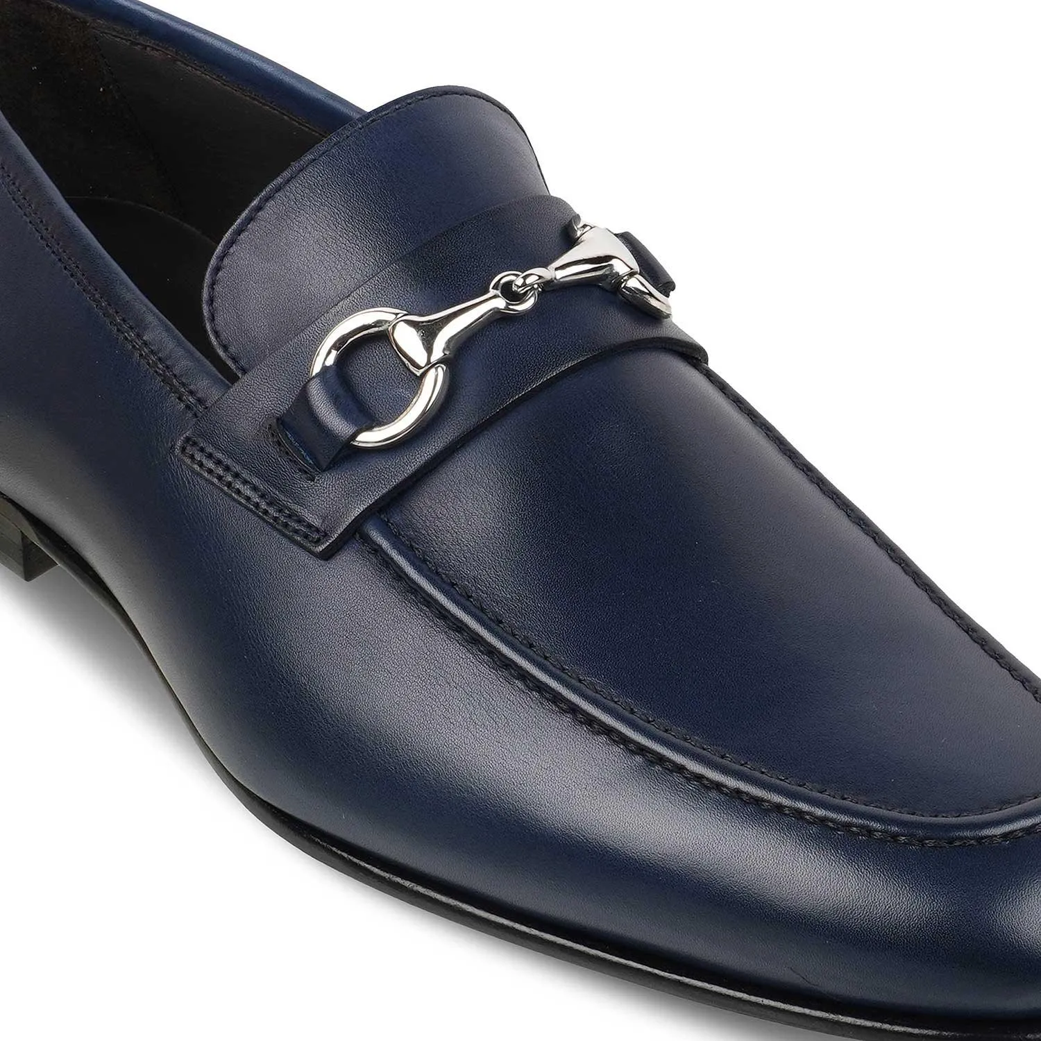 The Malco Blue Men's Handcrafted Leather Loafers Tresmode