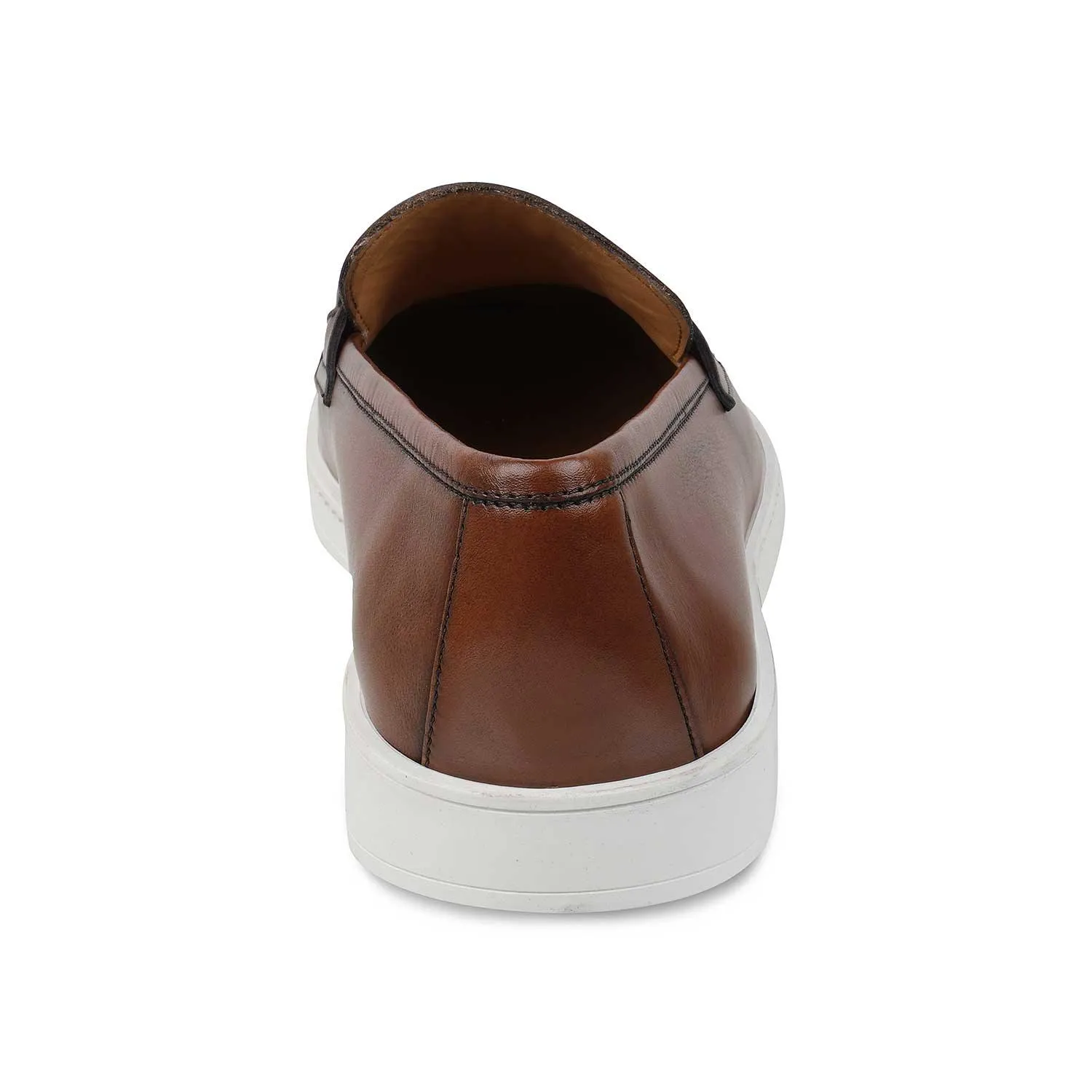 The Mamante Tan Men's Handcrafted Leather Loafers Tresmode