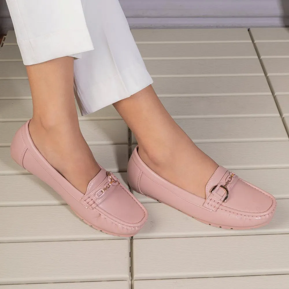 The Miko Pink Women's Dress Loafers Tresmode