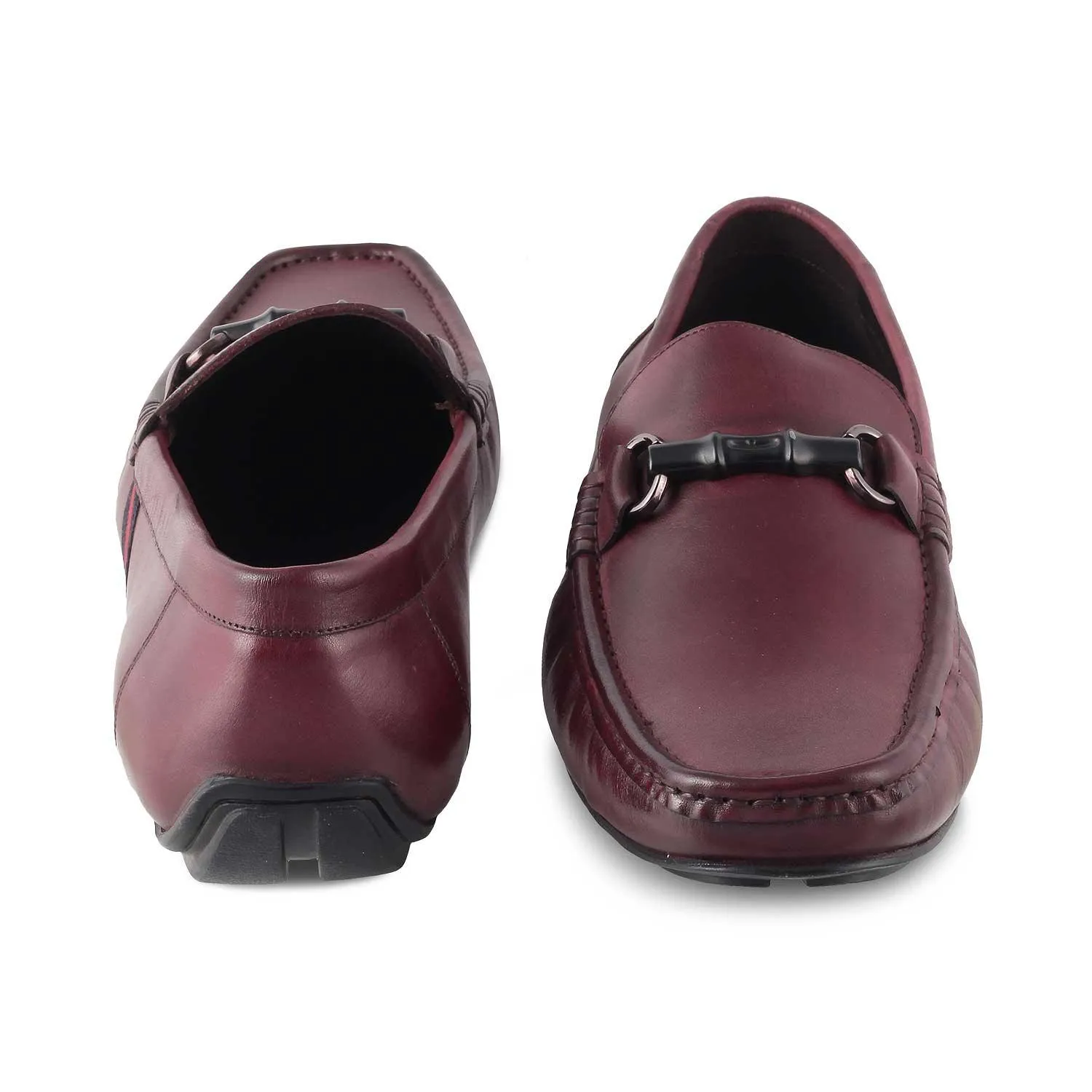 The Monacoa Wine Men's Handcrafted Leather Driving Loafers Tresmode