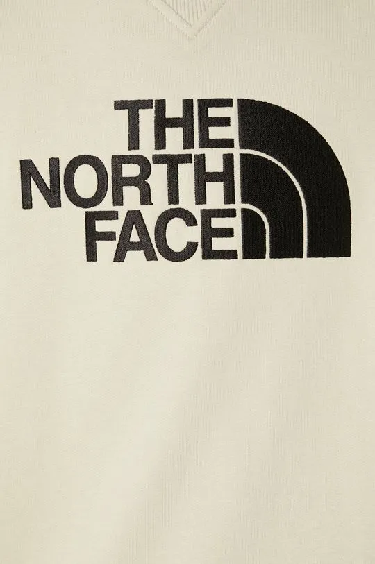 The North Face cotton sweatshirt M Drew Peak Crew Light men's beige color NF0A4T1E3X41