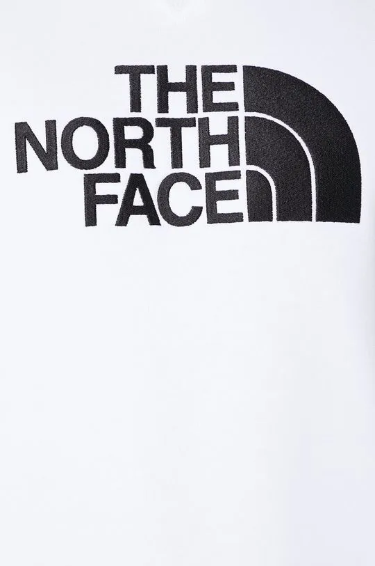 The North Face cotton sweatshirt M Drew Peak Crew men's white color NF0A4SVRLA91