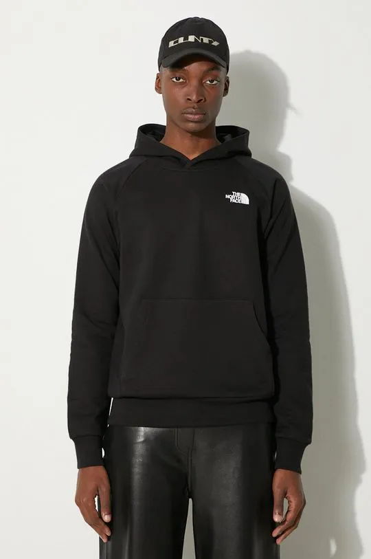 The North Face cotton sweatshirt men's black color