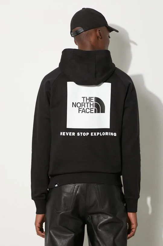 The North Face cotton sweatshirt men's black color