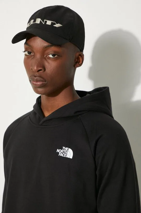 The North Face cotton sweatshirt men's black color