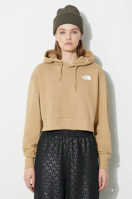 The North Face cotton sweatshirt Trend women's beige color NF0A5ICYLK51