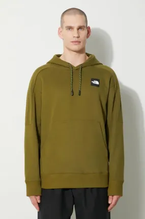 The North Face cotton sweatshirt U The 489 Hoodie men's green color NF0A87D7PIB1