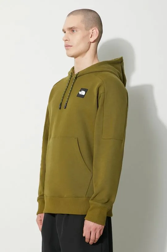 The North Face cotton sweatshirt U The 489 Hoodie men's green color NF0A87D7PIB1