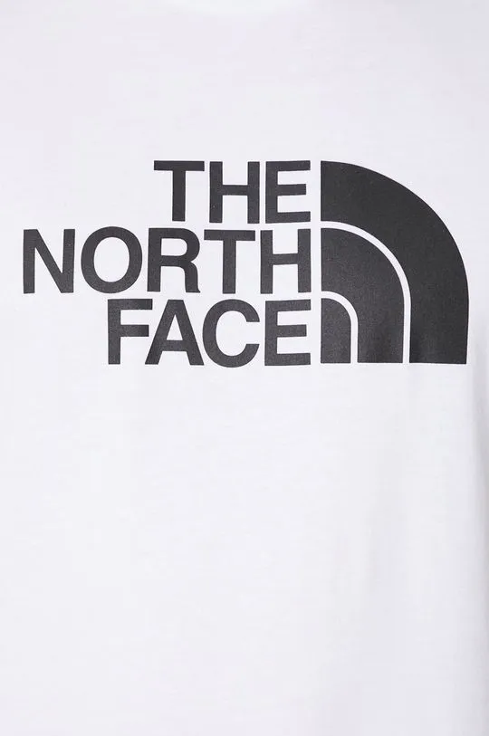 The North Face cotton t-shirt M S/S Easy Tee men’s white color NF0A87N5FN41