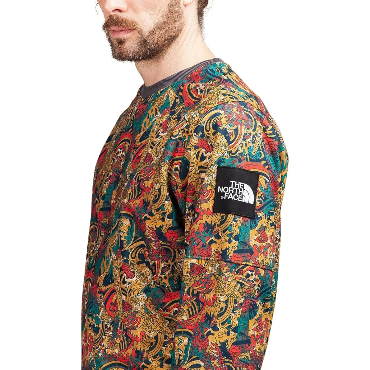 The North Face Fine Crew Sweat (Leopard Yellow)