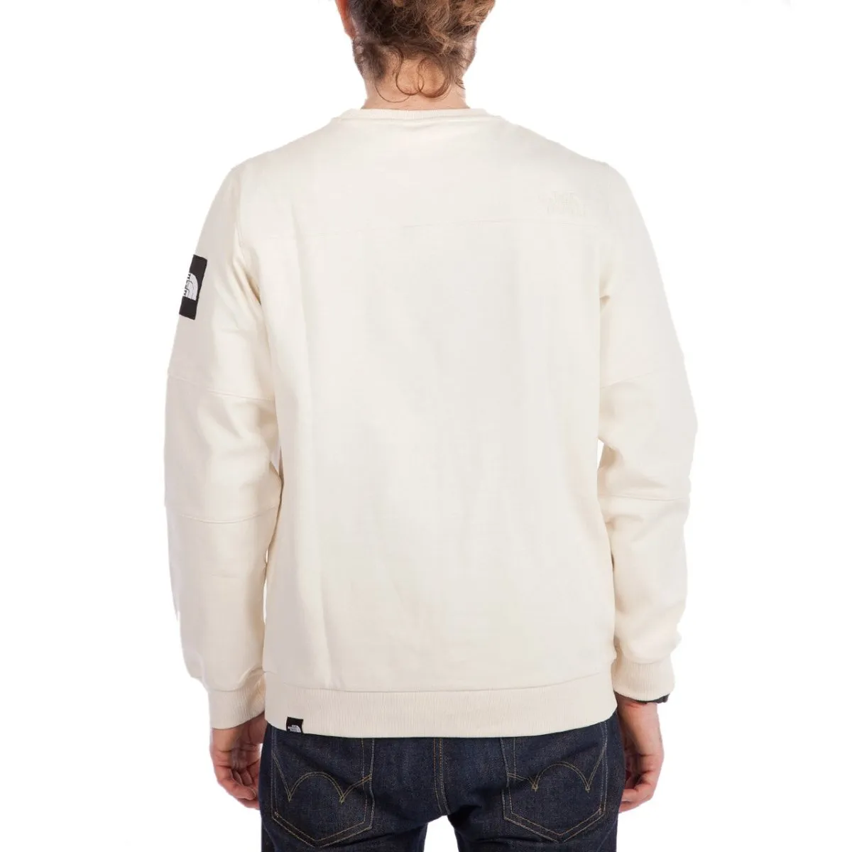 The North Face M Fine Crew Sweatshirt (Vintage White)