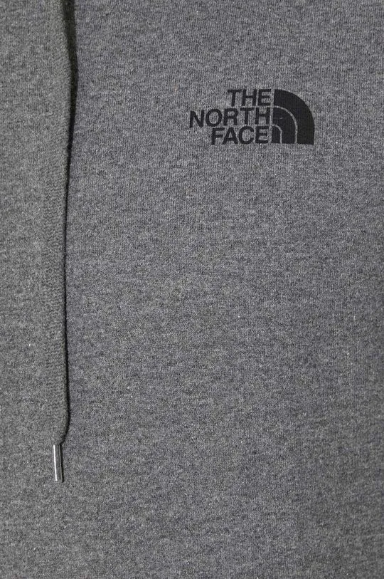 The North Face sweatshirt M Simple Dome Hoodie men's gray color NF0A7X1JDYY1