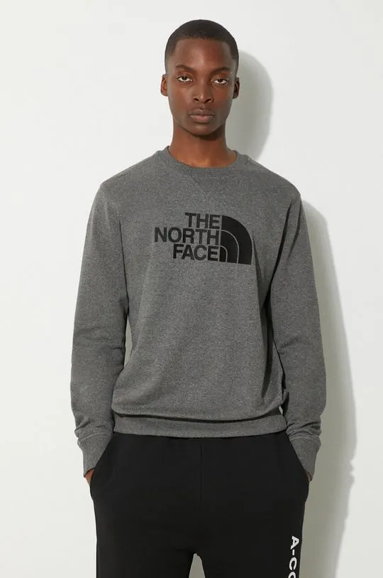 The North Face sweatshirt men's gray color