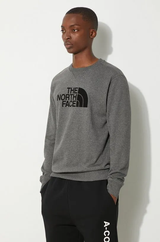 The North Face sweatshirt men's gray color