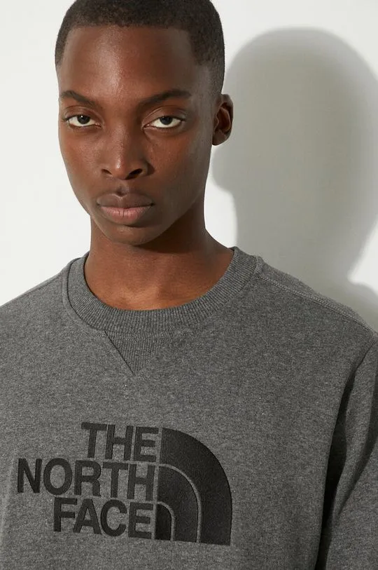 The North Face sweatshirt men's gray color