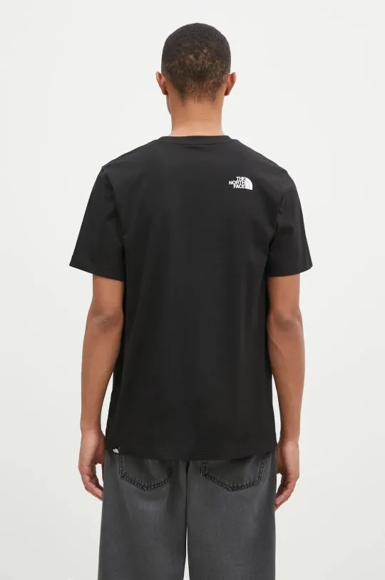 The North Face t-shirt Fine Tee men’s black color NF0A8A6MJK31