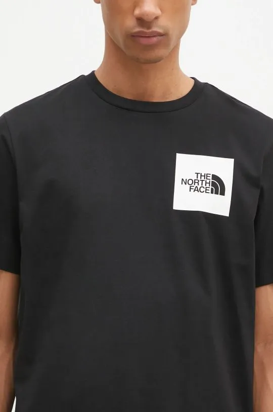 The North Face t-shirt Fine Tee men’s black color NF0A8A6MJK31