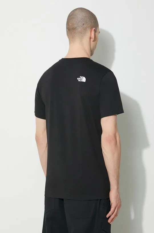 The North Face t-shirt M S/S Simple Dome Tee men’s black color NF0A87NGJK31