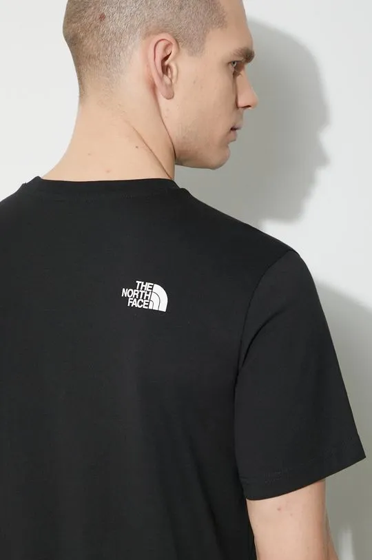 The North Face t-shirt M S/S Simple Dome Tee men’s black color NF0A87NGJK31