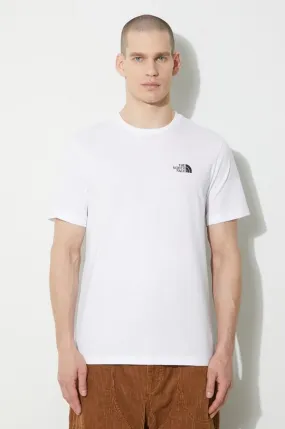 The North Face t-shirt M S/S Simple Dome Tee men’s white color NF0A87NGFN41