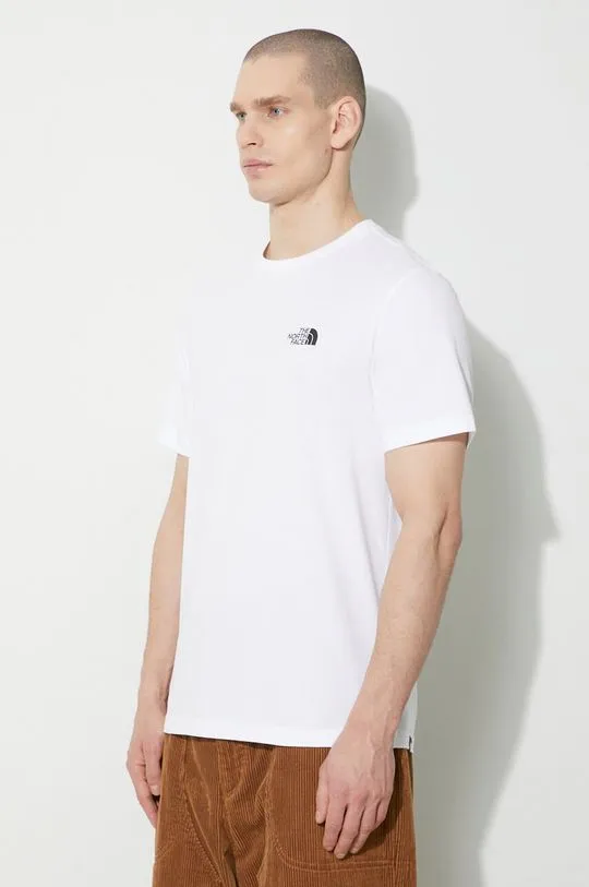 The North Face t-shirt M S/S Simple Dome Tee men’s white color NF0A87NGFN41