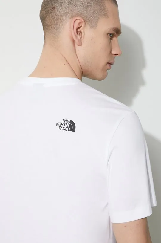 The North Face t-shirt M S/S Simple Dome Tee men’s white color NF0A87NGFN41