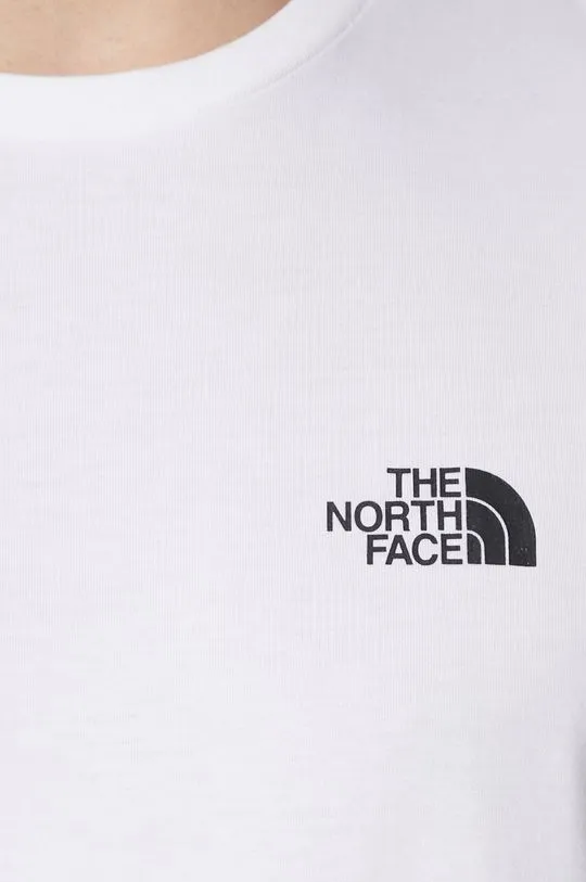 The North Face t-shirt M S/S Simple Dome Tee men’s white color NF0A87NGFN41