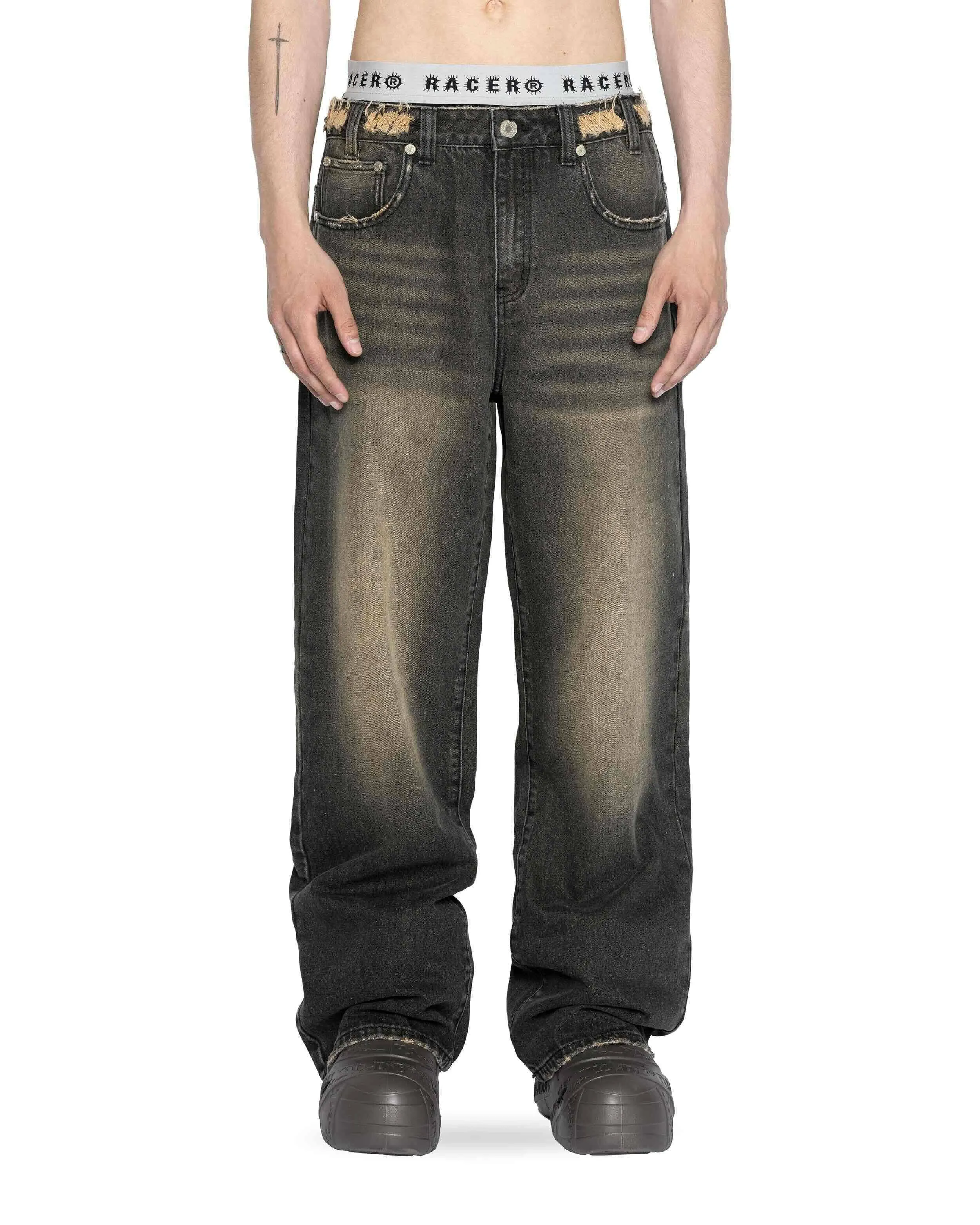 Tinted Rust Jeans