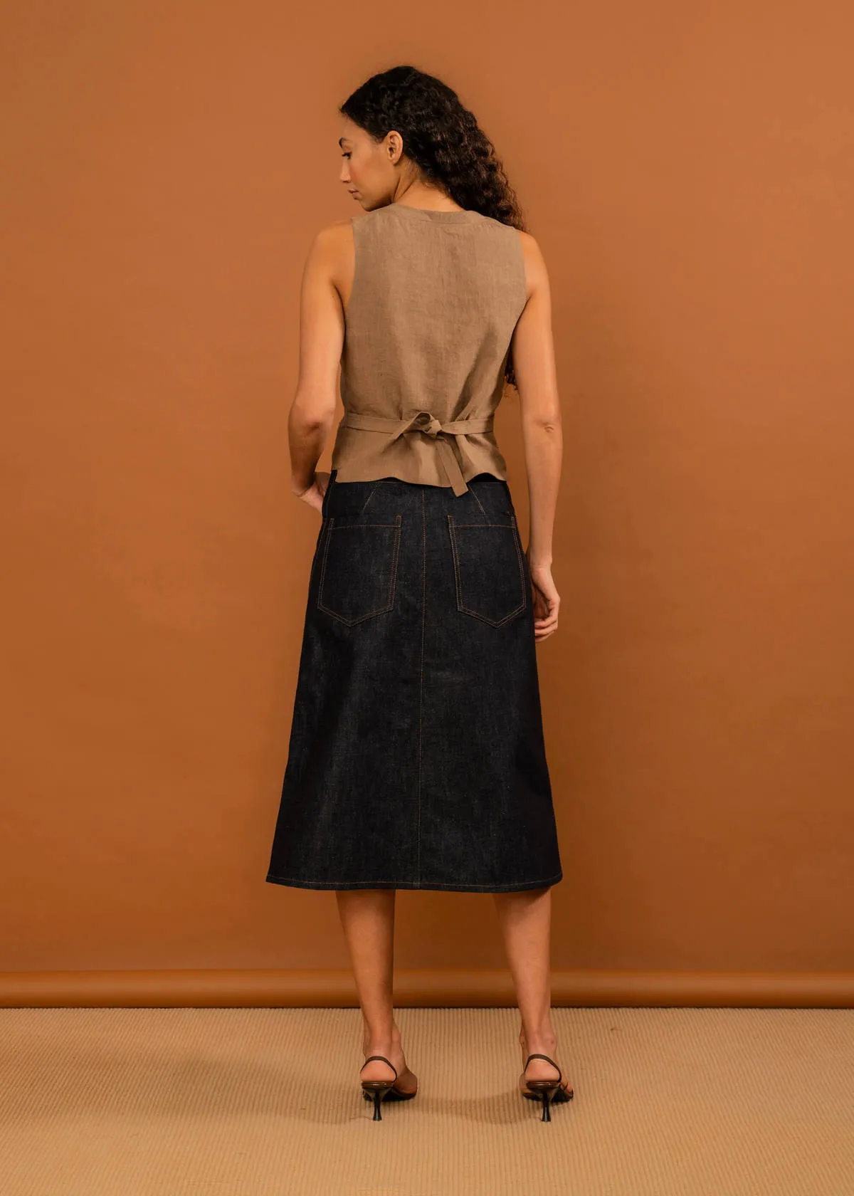 Tom Skirt - Indigo Denim