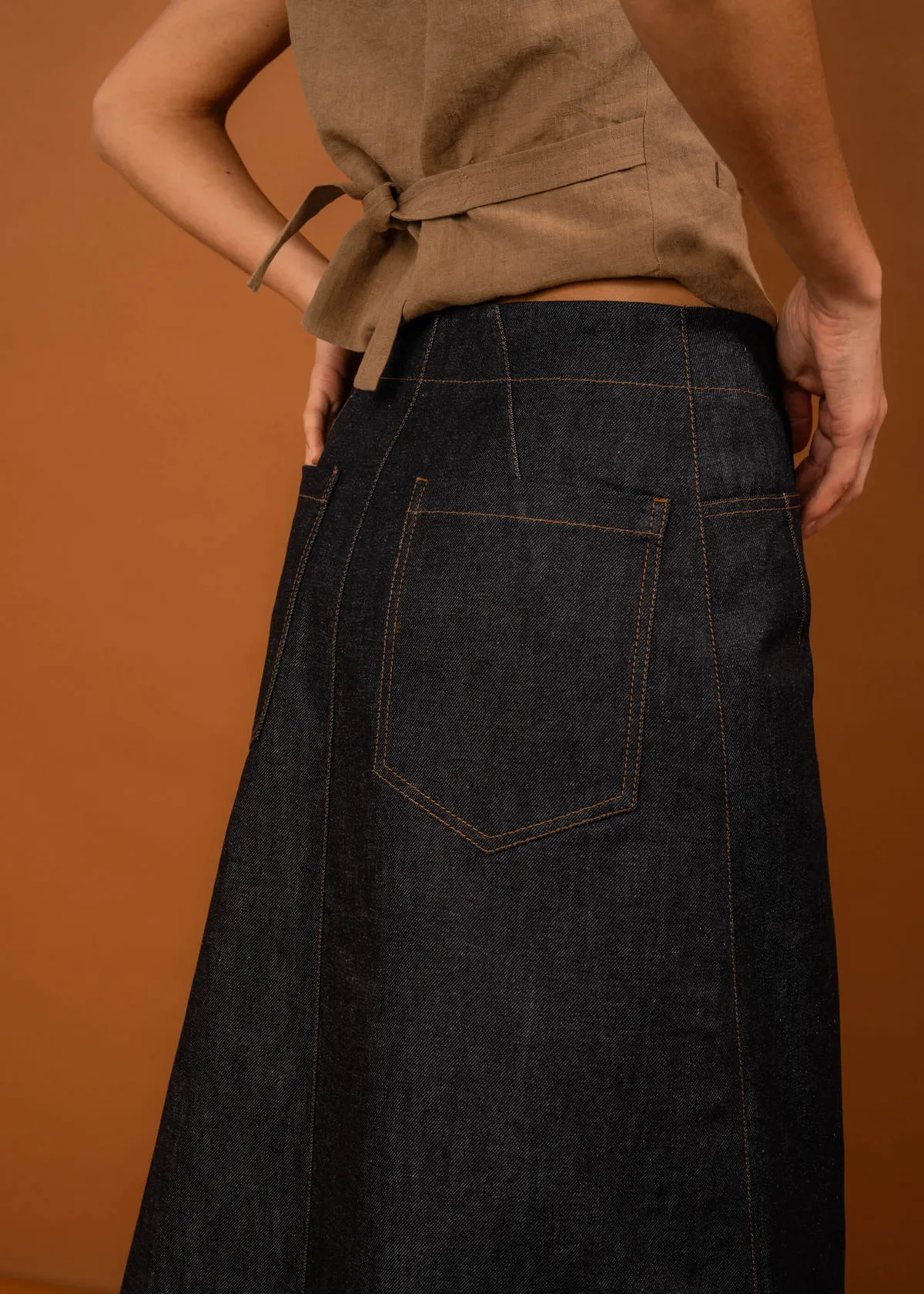 Tom Skirt - Indigo Denim