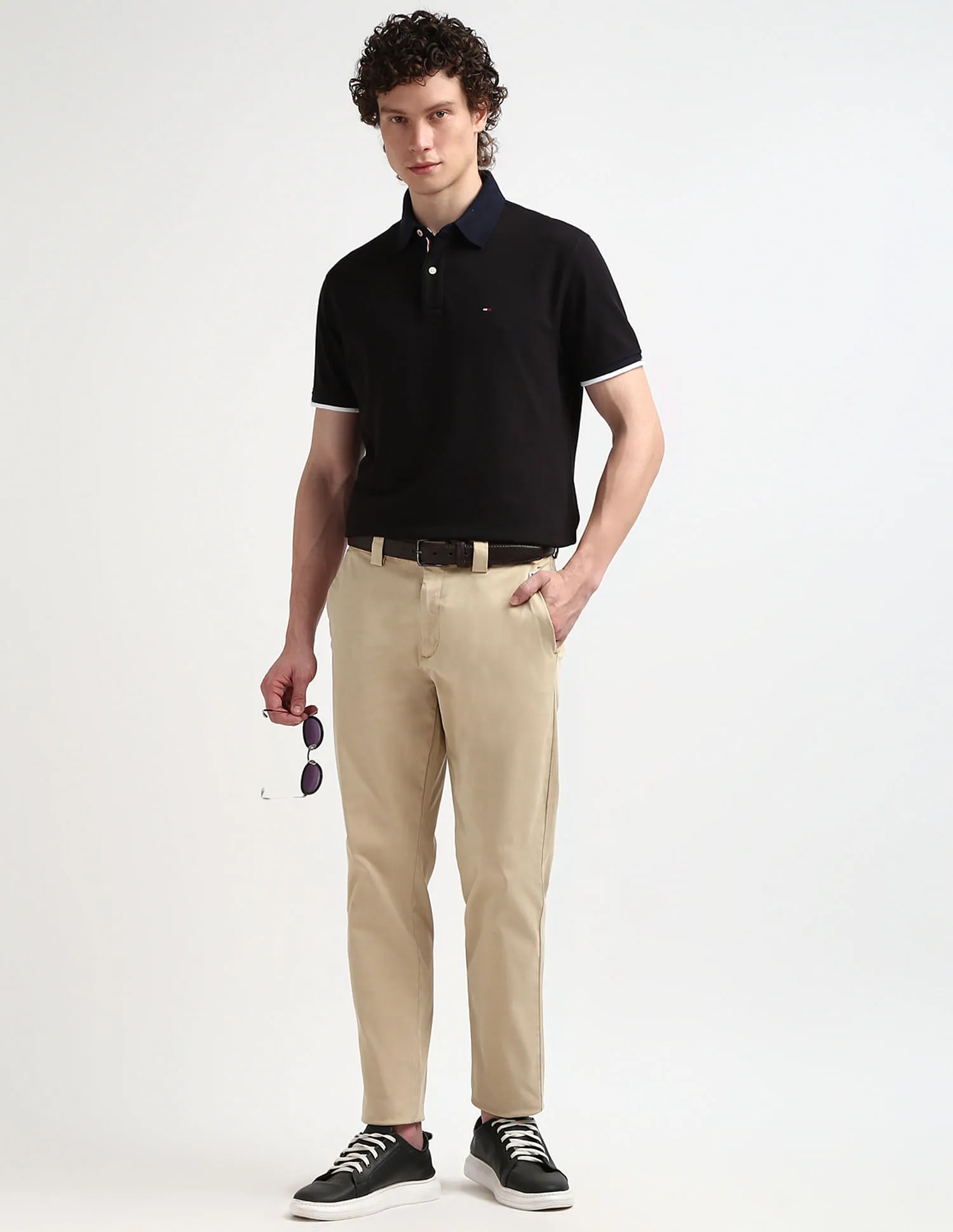 Tommy Hilfiger Solid Sanders Polo Shirt