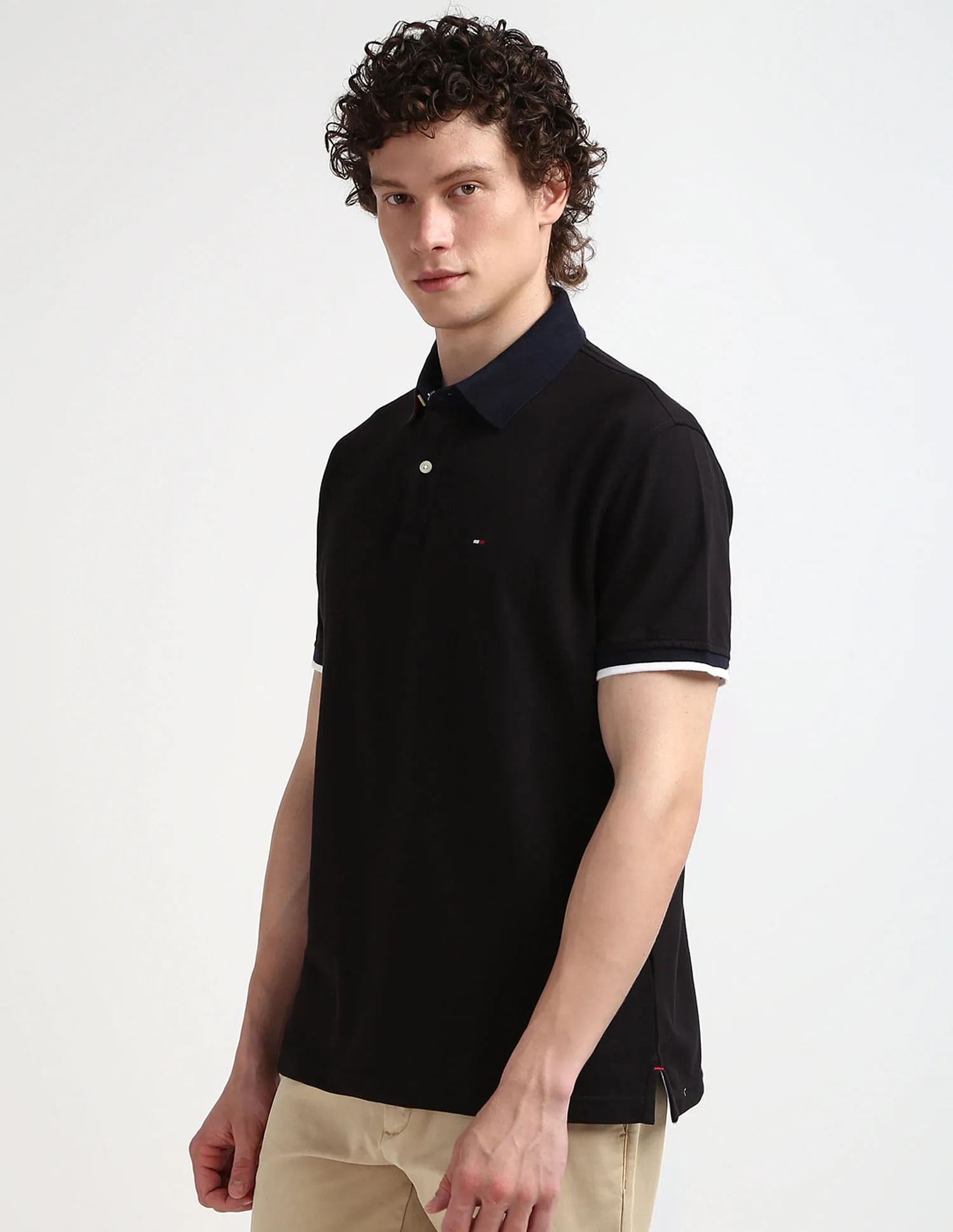 Tommy Hilfiger Solid Sanders Polo Shirt