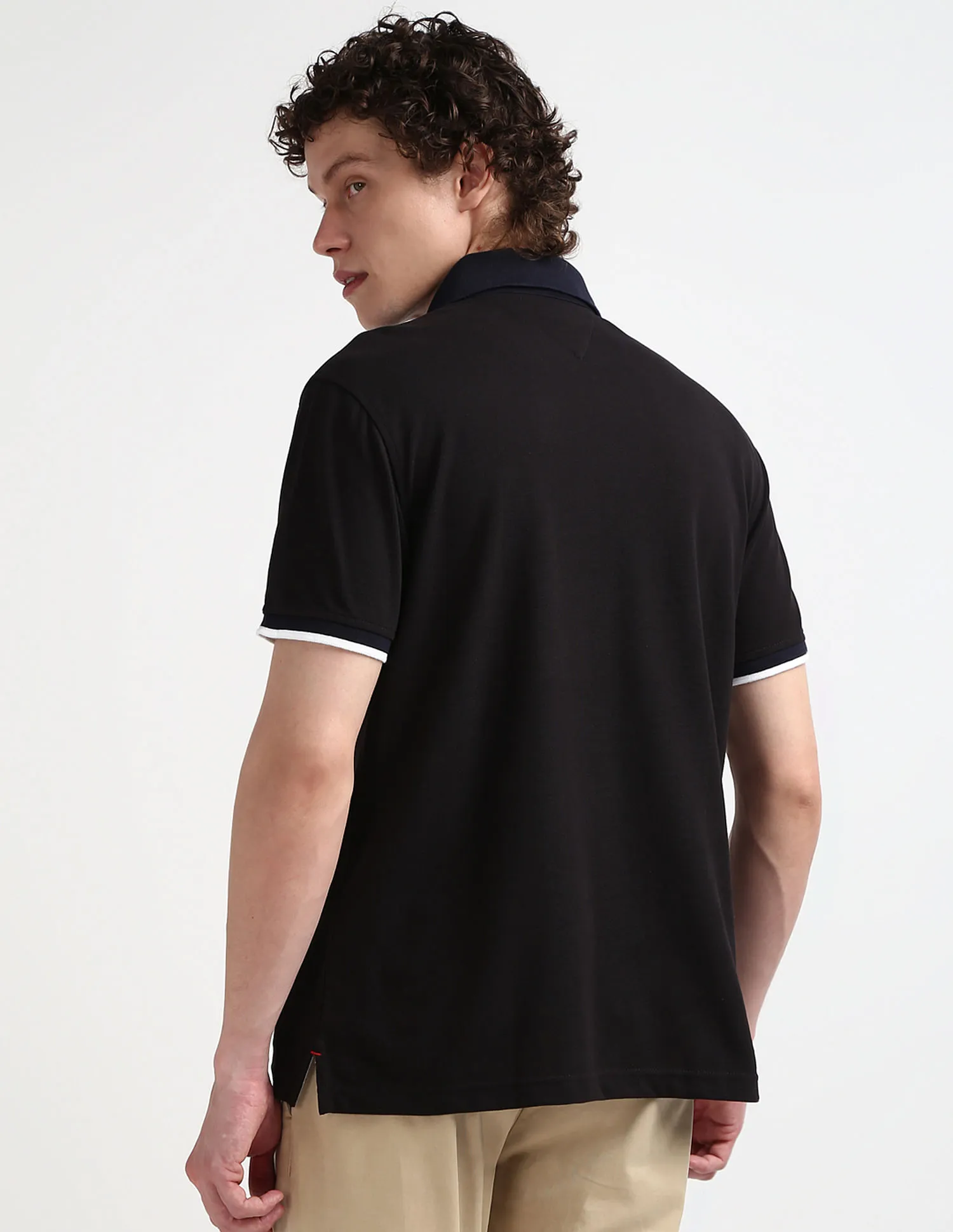 Tommy Hilfiger Solid Sanders Polo Shirt