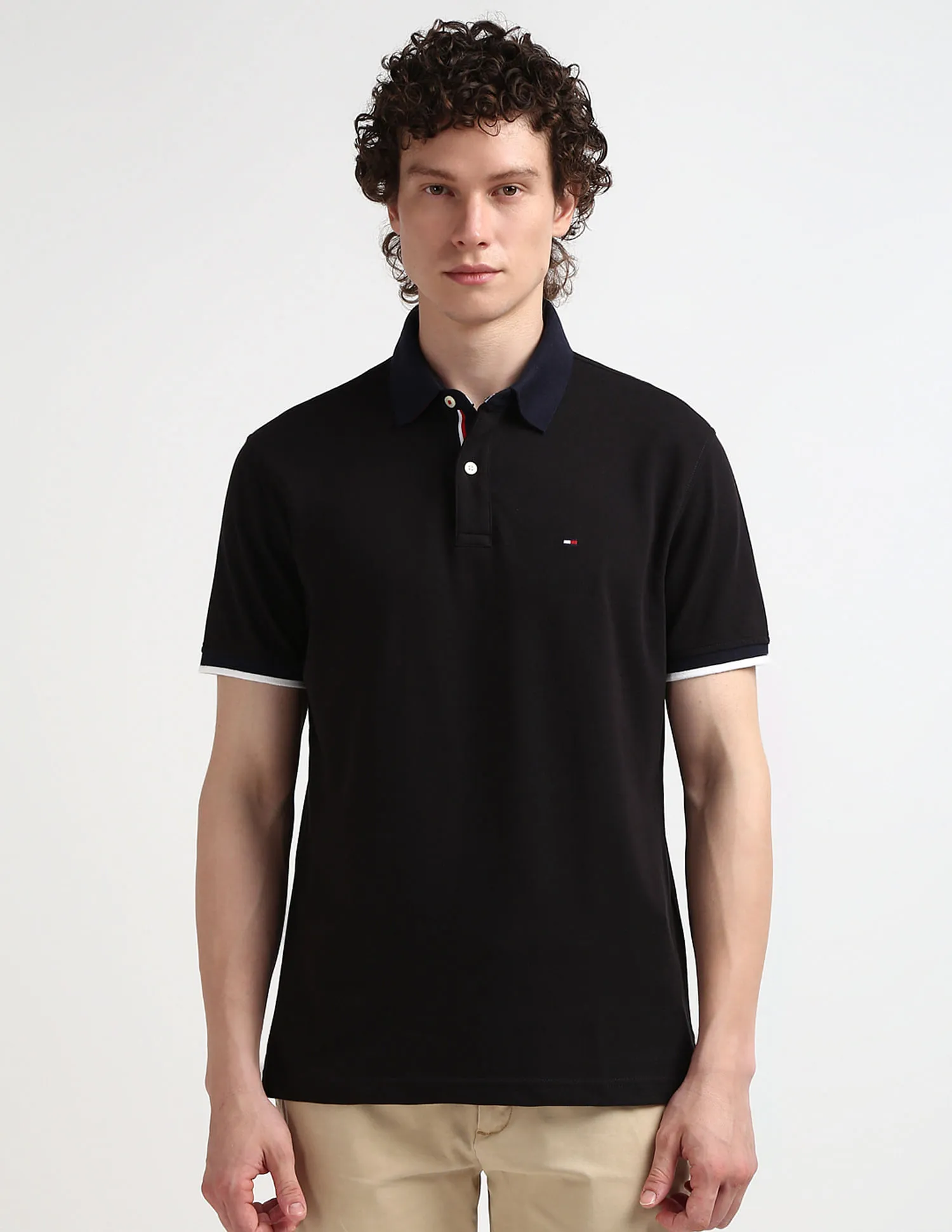 Tommy Hilfiger Solid Sanders Polo Shirt