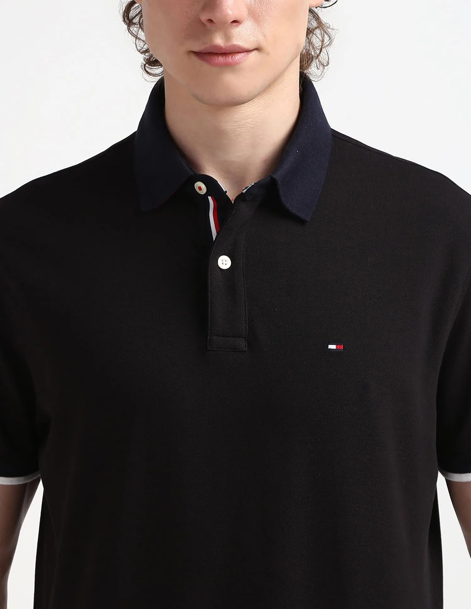 Tommy Hilfiger Solid Sanders Polo Shirt