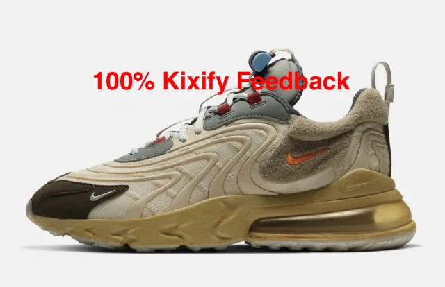 Travis scott x nike air max 270 react cactus trails