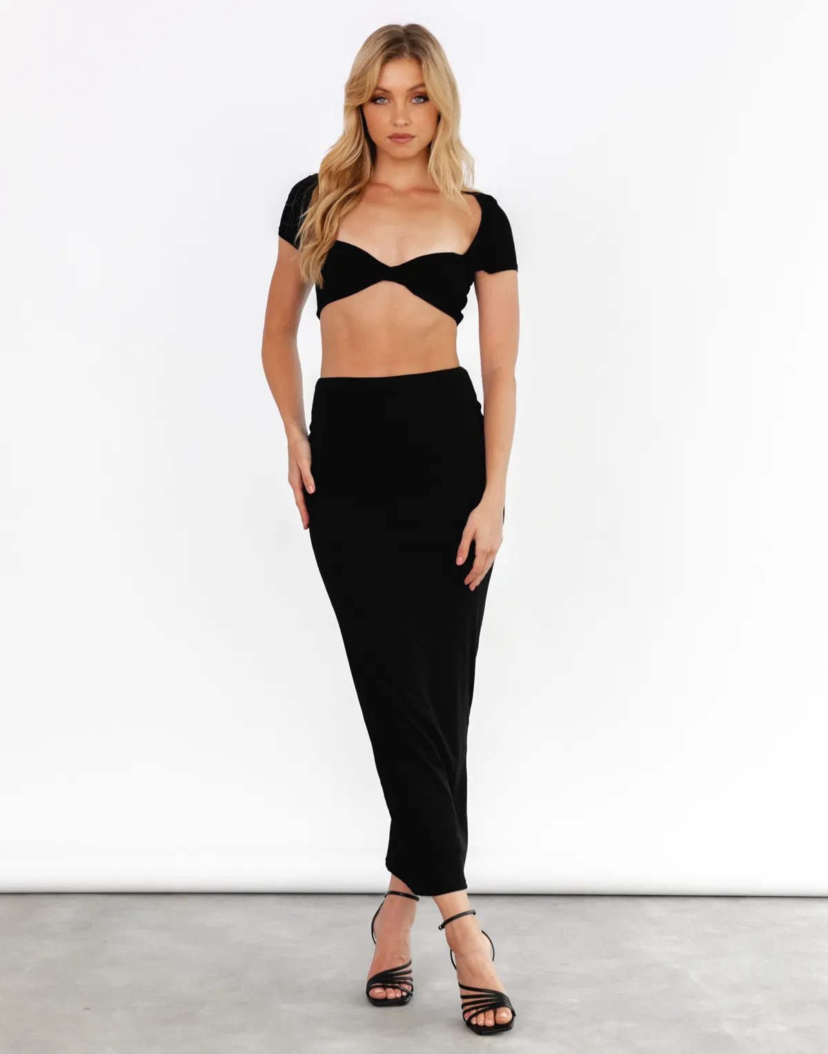 Tylah Crop Top (Black)