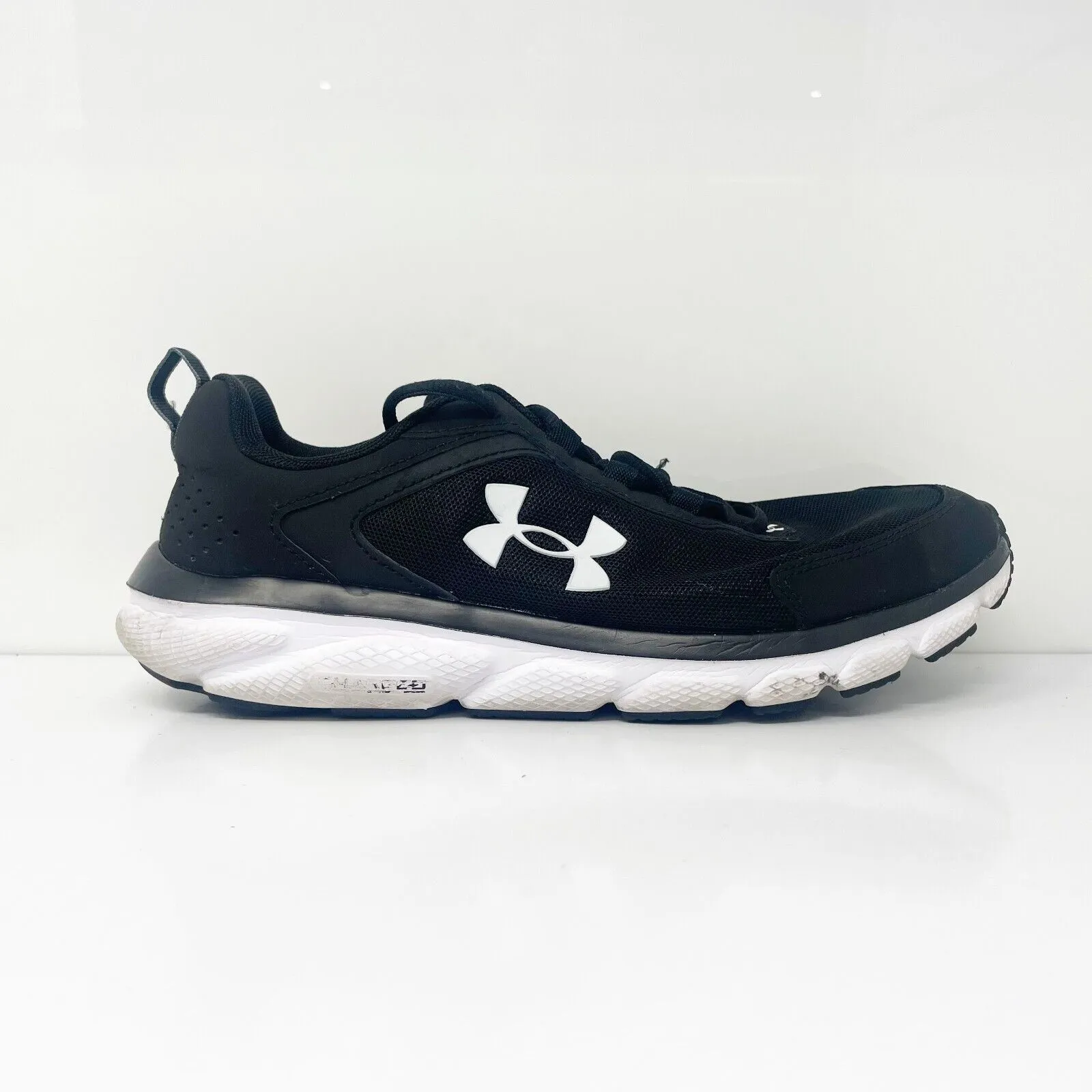 Under Armour Mens Charged Assert 9 3024590-001 Black Running Shoes Sneakers 10.5