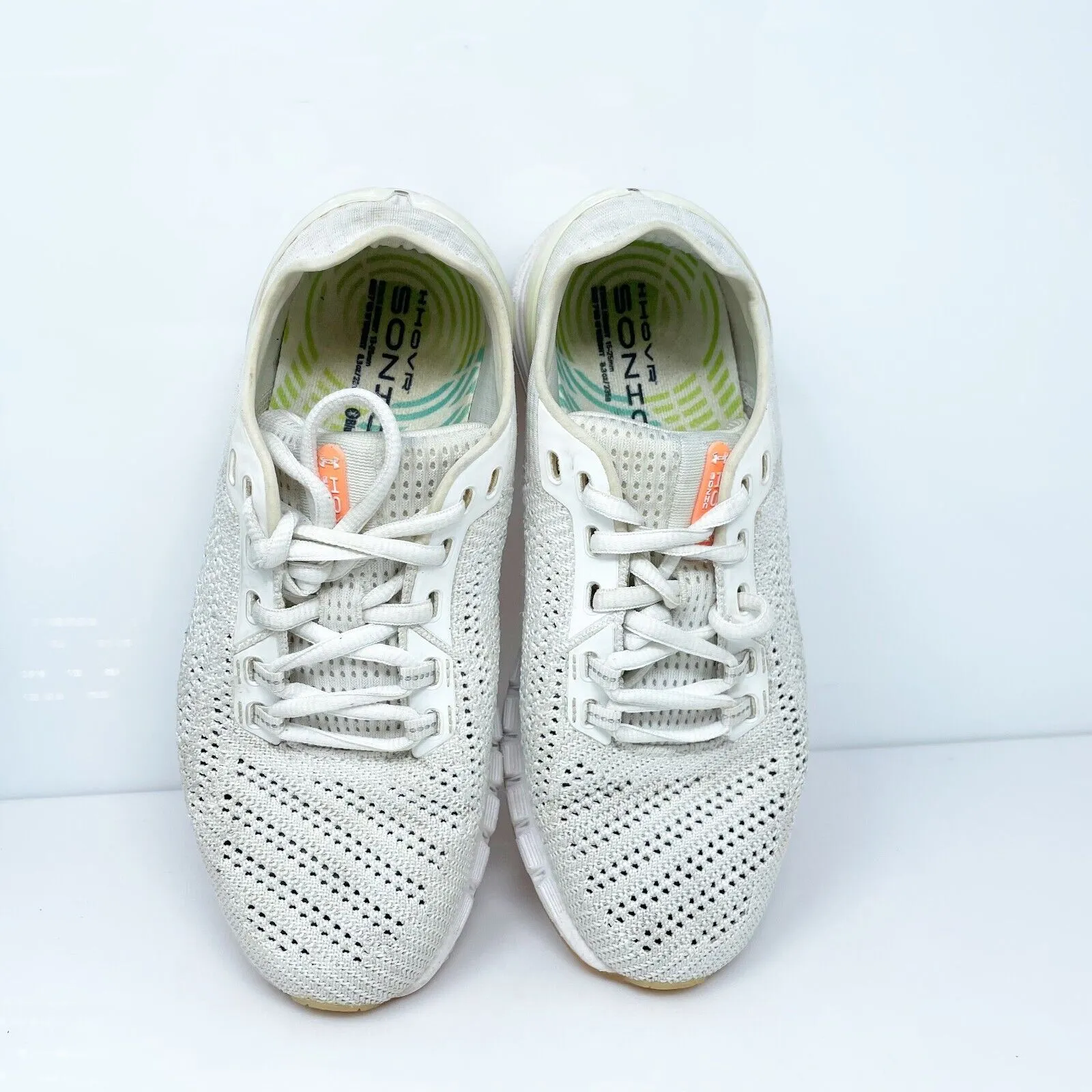Under Armour Womens HOVR Sonic 2 3021588-106 White Running Shoes Sneakers Size 7