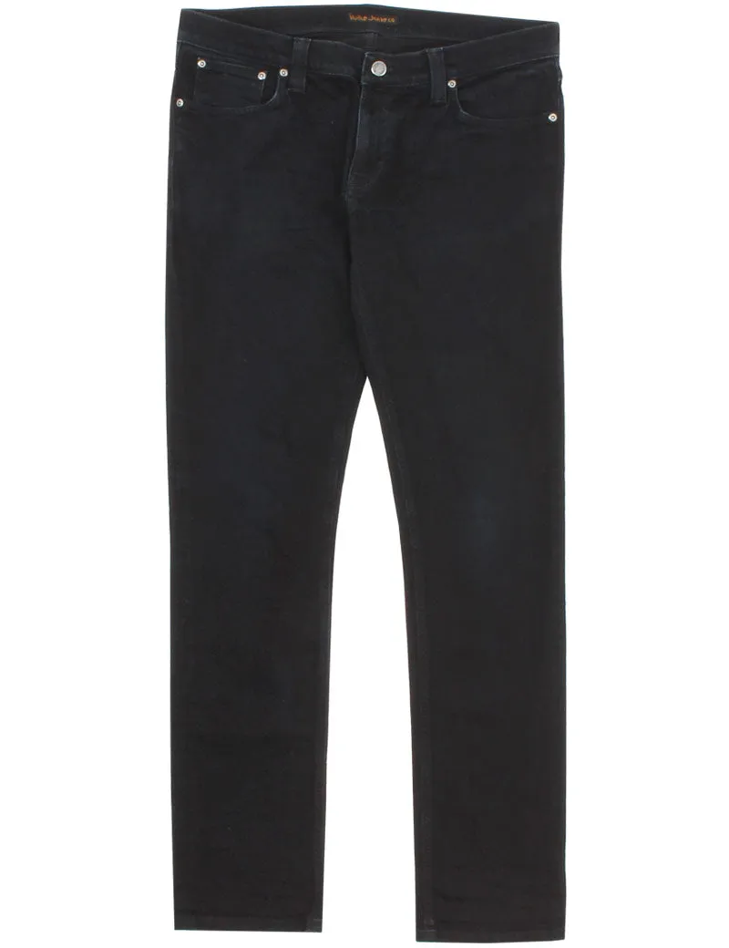 Uniform Reworks Nudie Jeans Co Tight Long John Black Black 34X32