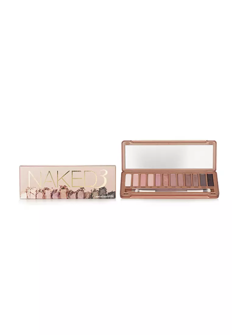 Urban Decay URBAN DECAY - Naked 3 Eyeshadow Palette: 12x Eyeshadow, 1x Doubled Ended Shadow/Blending Brush