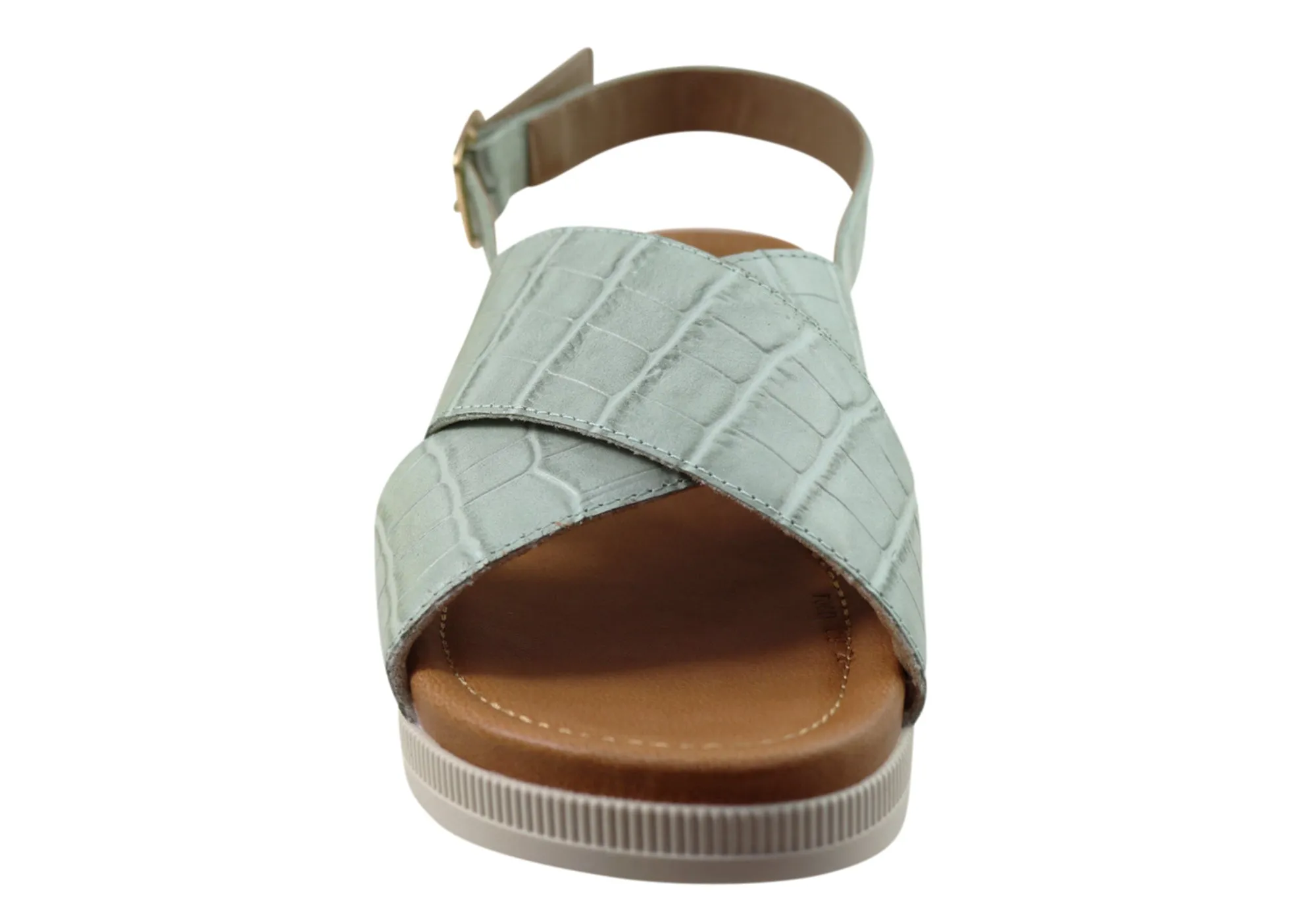 Usaflex Breeza Womens Comfortable Leather Sandals Made In Brazil