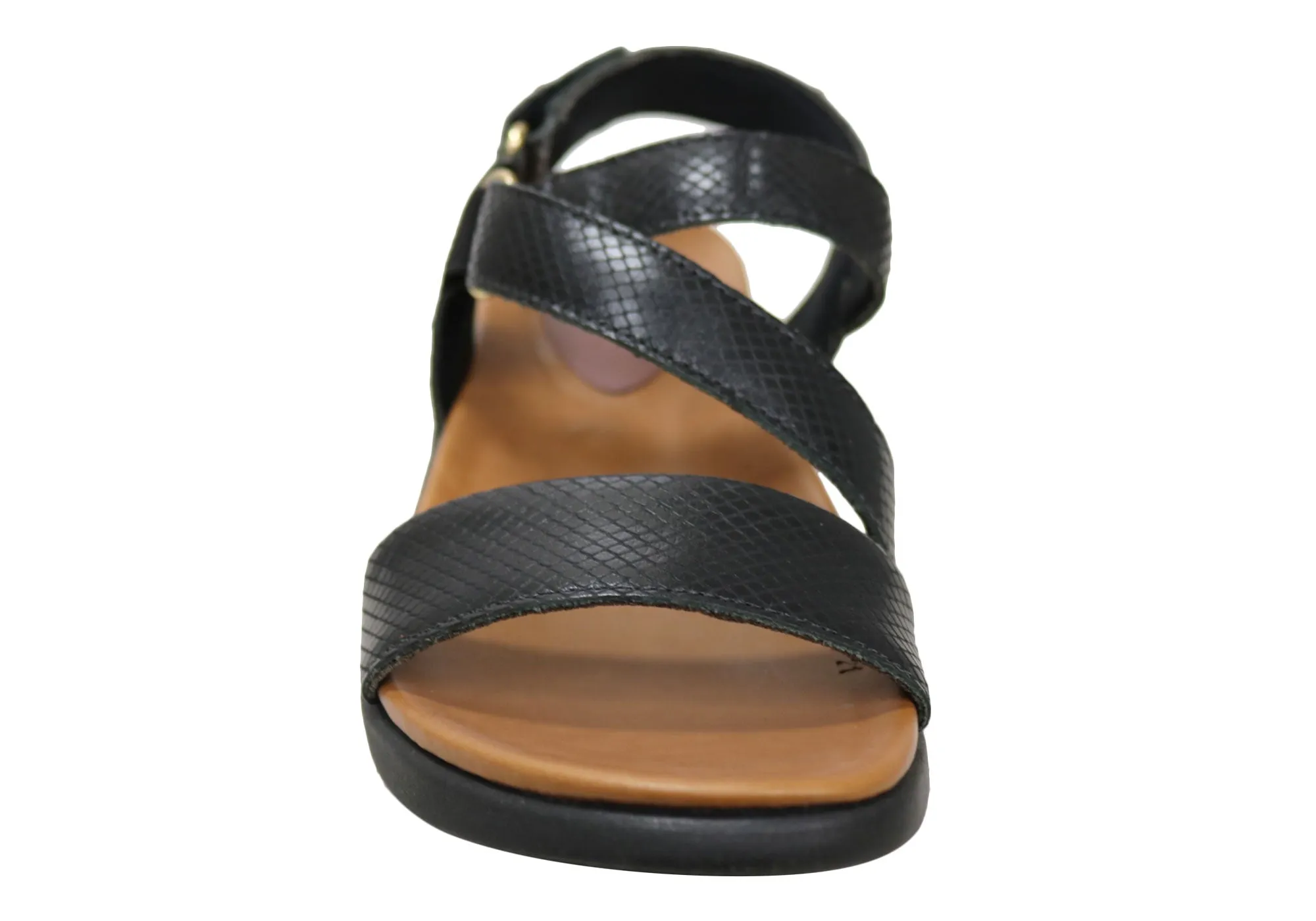 Usaflex Lenore Womens Comfortable Leather Sandals Made In Brazil