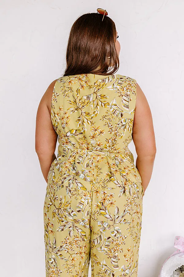 Vacay Bound Linen-Blend Vest Top Curves