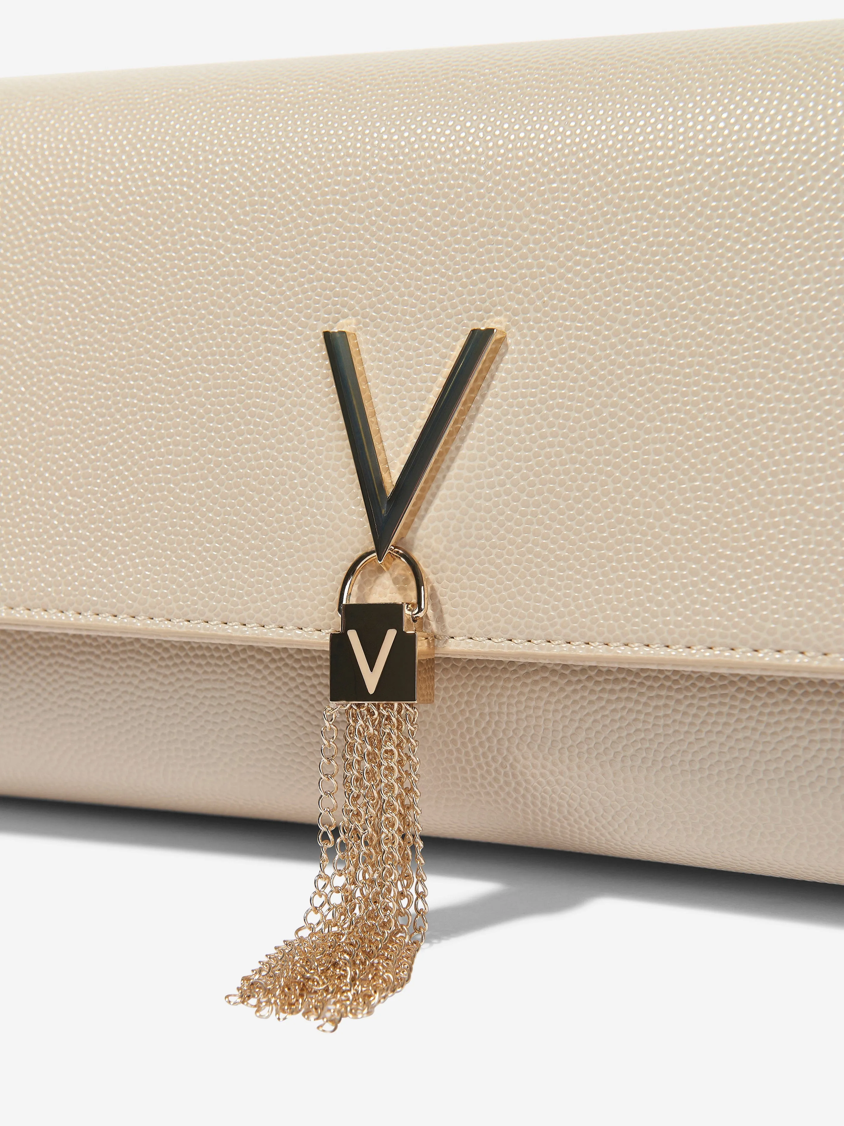 Valentino Girls Divina Crossbody Bag in Beige (27cm)