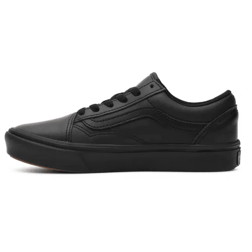Vans Kids Comfycush Old Skool Black Lace Trainer